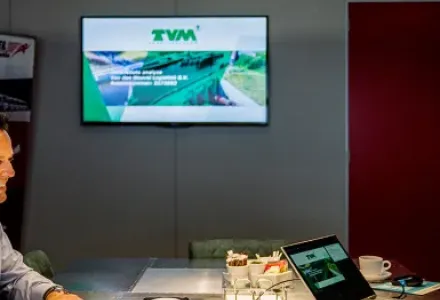 TVM im Meeting mit Kooperationspartner.