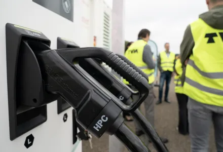 E-Ladestelle für E-LKW