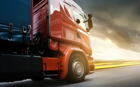 LKW am Fahren