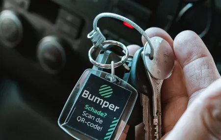 Bumper App Anhänger, zum scannen von Schäden