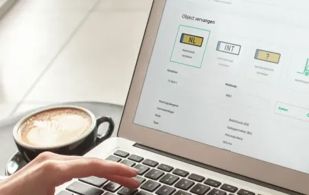 Benutzeroberfläche von "Mein TVM"